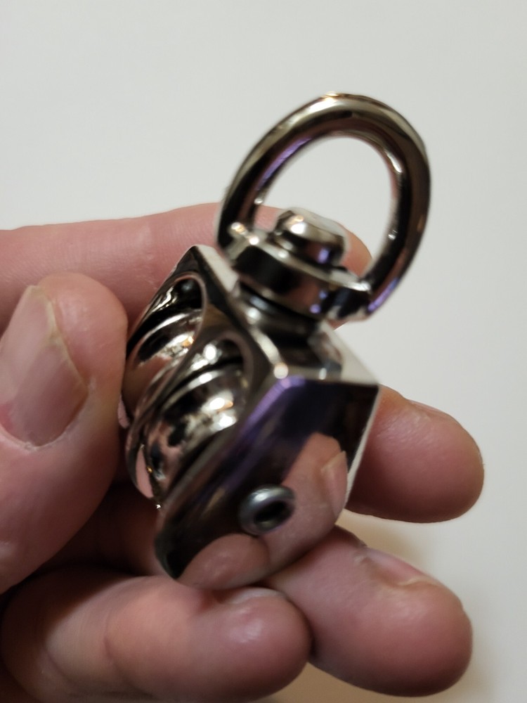 3/4" swivel eye double sheave pulley
