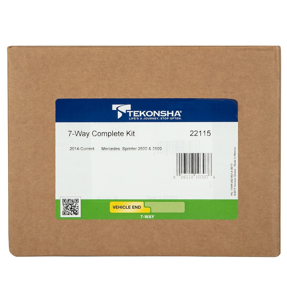 Sprinter Van Tow Harnesses 7-Way Complete Kit Tekonsha 22115