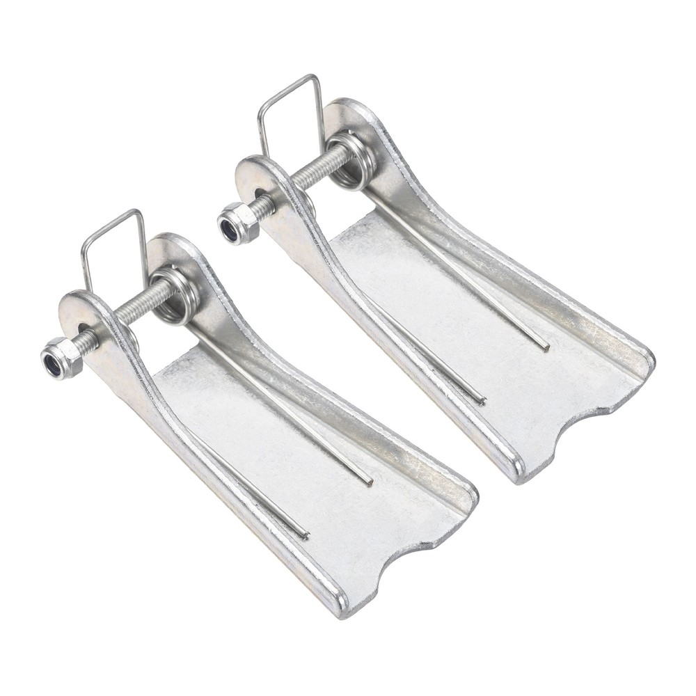 2 Pack 3 Inch / 75mm 5T Metal Replacement Hooks Latch, Silver