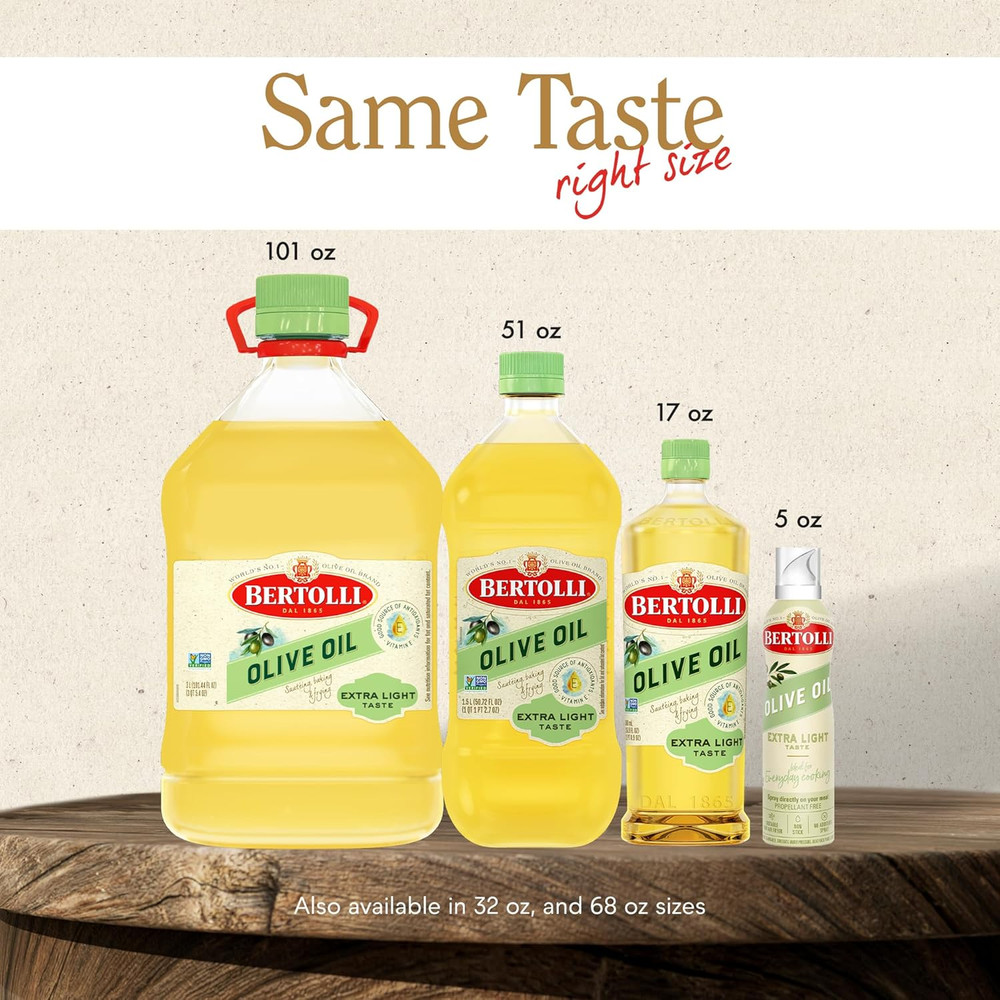 Extra Light Tasting Olive Oil, 51-Ounce Bottle