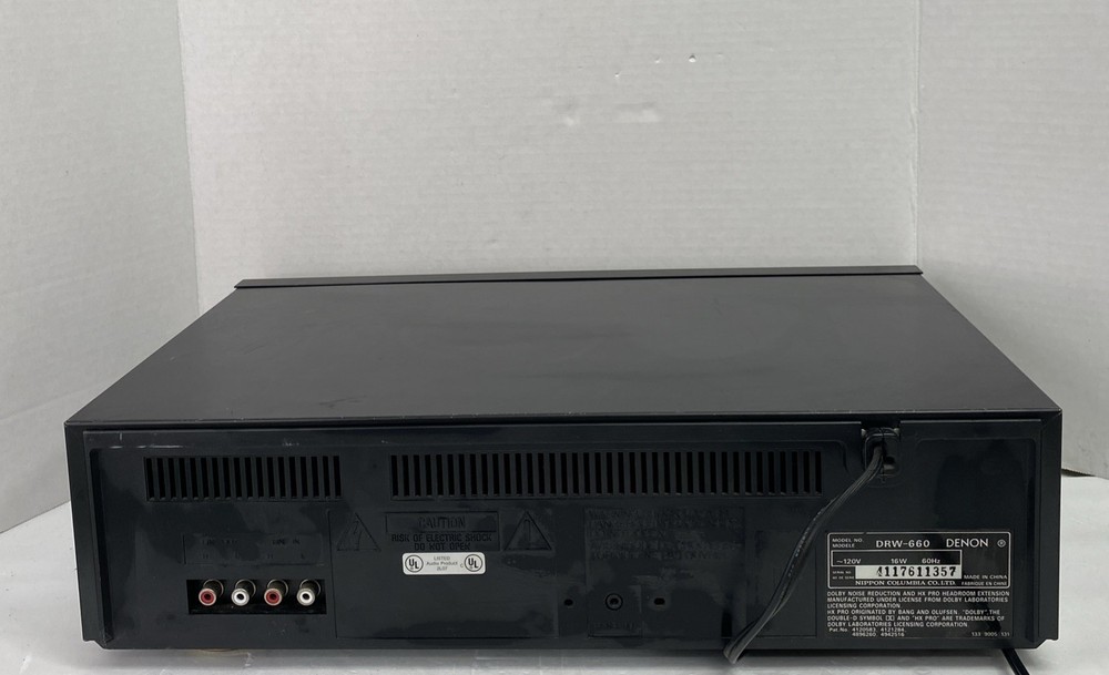 Denon DRW-660 Double Stereo Cassette Deck Precision Audio