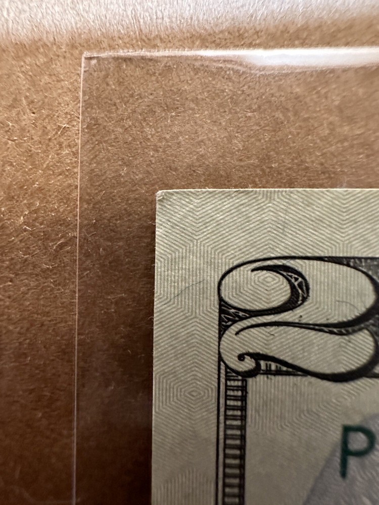 $20 BILL INK ERROR & HEAVY INK ERROR ON “6” ERROR RARE