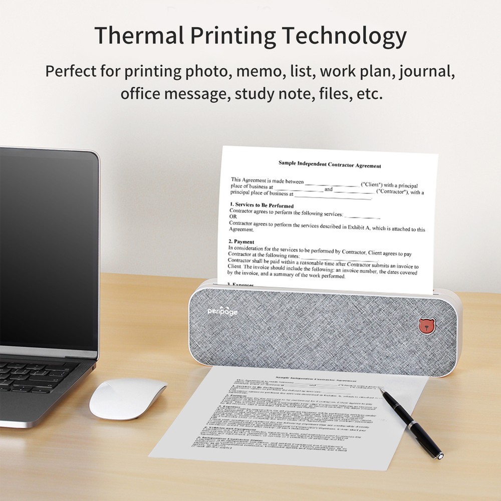 PeriPage 2 Rolls 50Sheets A4 Thermal Paper 210x30mm fr A40 Thermal Printer B1A0