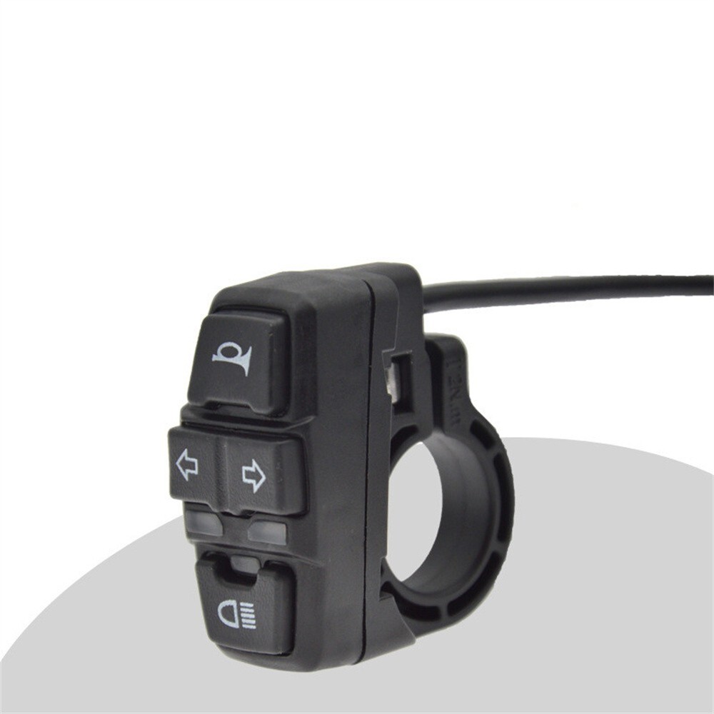 Motorcycle Handlebar HeadLight Horn Button Turn Signal Fog Light Control Switch