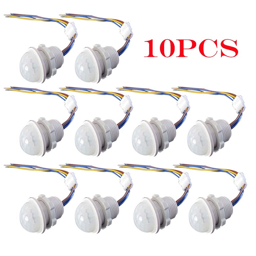 10X PIR Infrared Motion Sensor Detector Smart Switch 110V Light Lamp Switch Auto