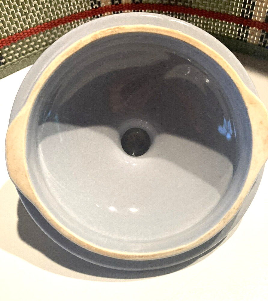 Pfaltzgraff "ESSENCE" Periwinkle Blue Beverage Server Pitcher LID - USA