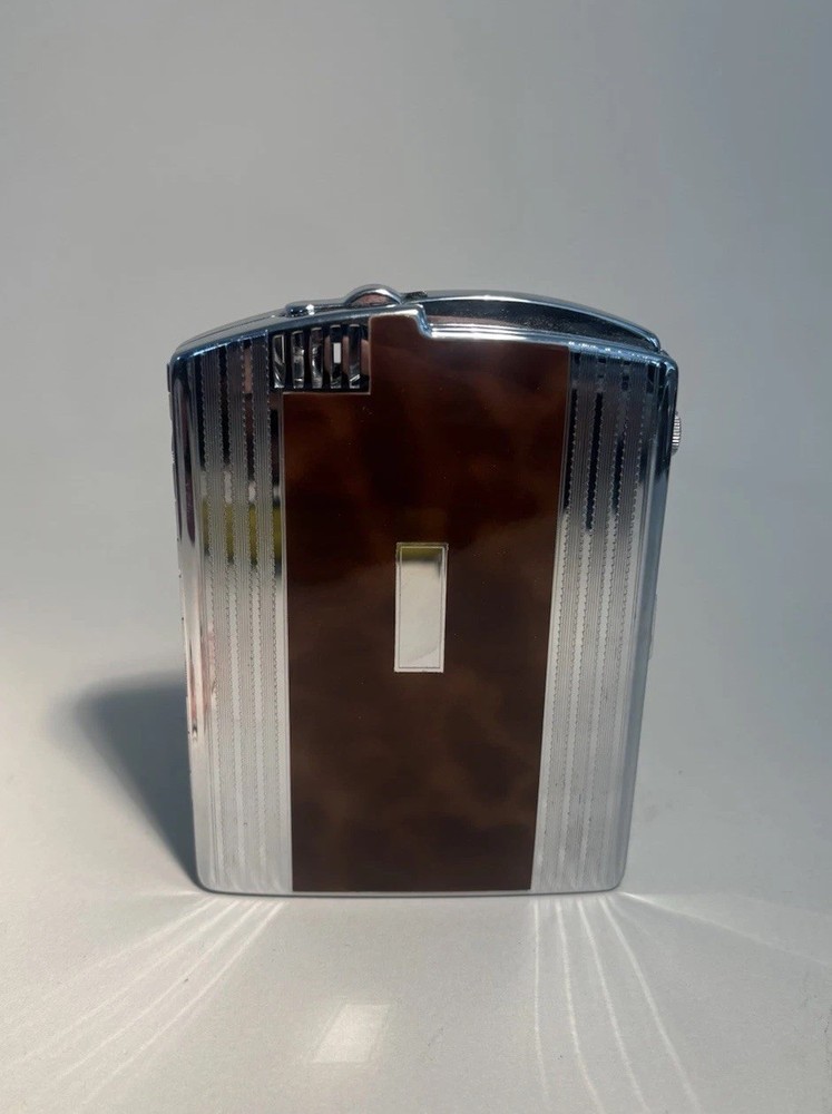 Vintage Ronson Cigarette Case Lighter Never Used Original Box, Bag,Instructions