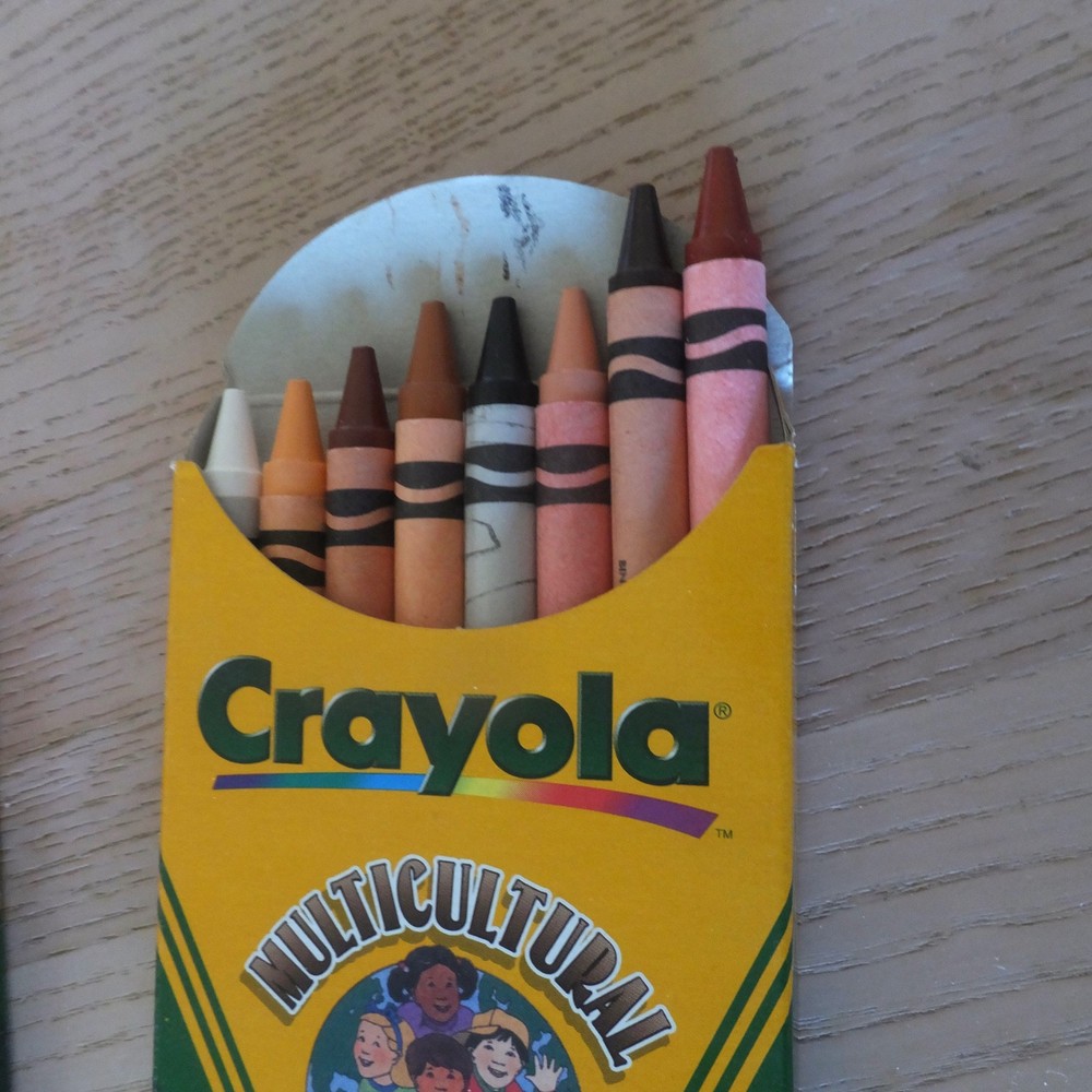 Crayola Multicultural Crayons, 8 CT Pack, New, 2000.
