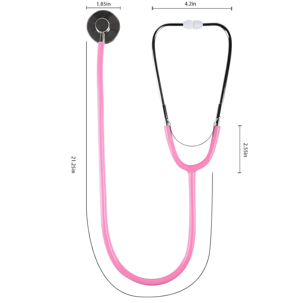 Playful Pink Stethoscope for Kids - Real Functionality for Future Doctors