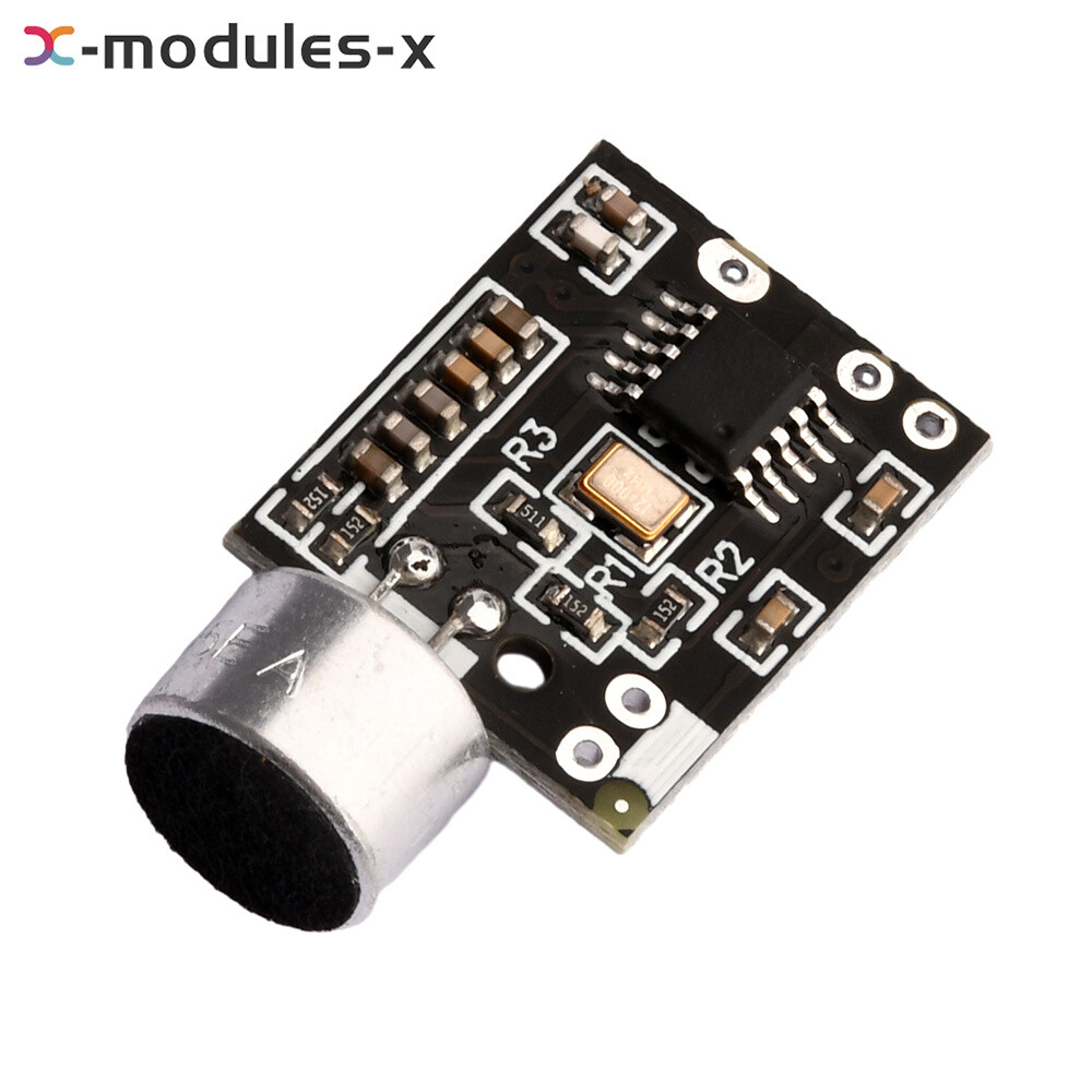 Wireless Microphone MIC FM 10dBm Transmitter Module Support Dual-channel Stereo