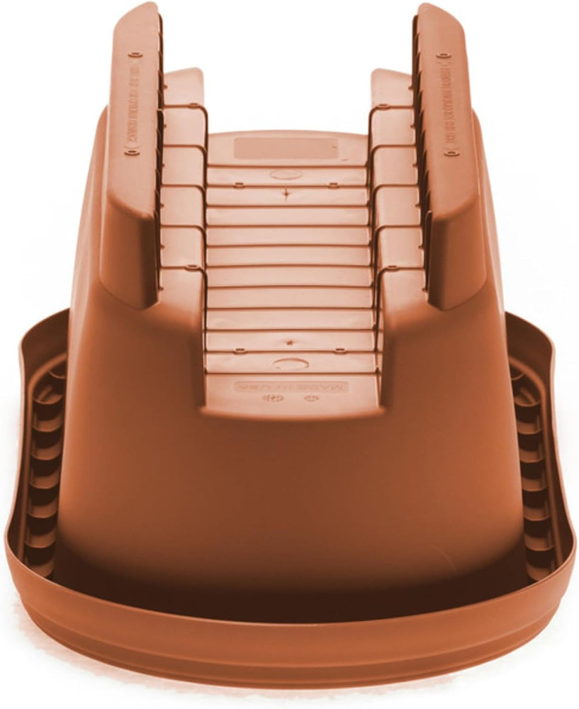 Bloem Deck Balcony Rail Planter: 24" - Terra Cotta