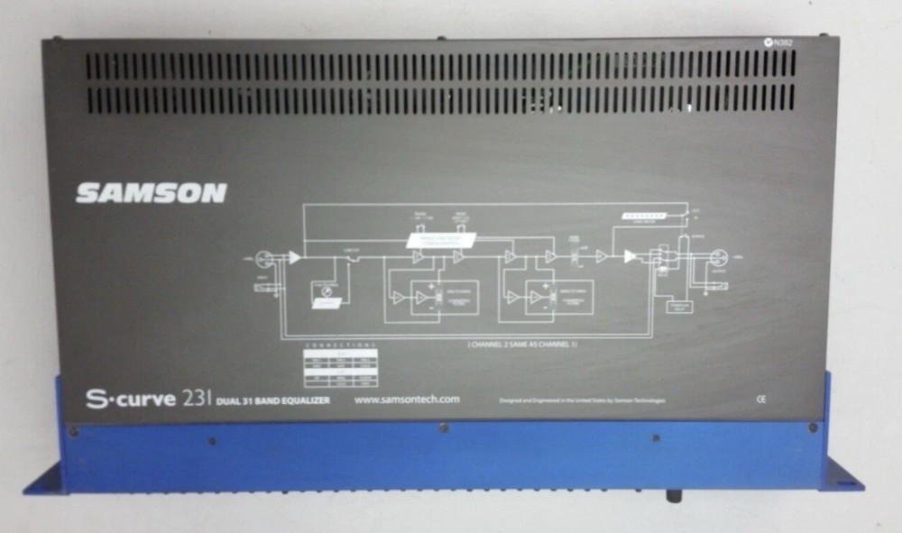 SAMSON curve 231 equalizer Dual 31 band, Compresor/Limiter, S-3WayCrossover.