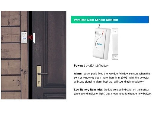 Motorhome Caravan Remote Alarm Security System Wireless Sensor Mobile Live Alert