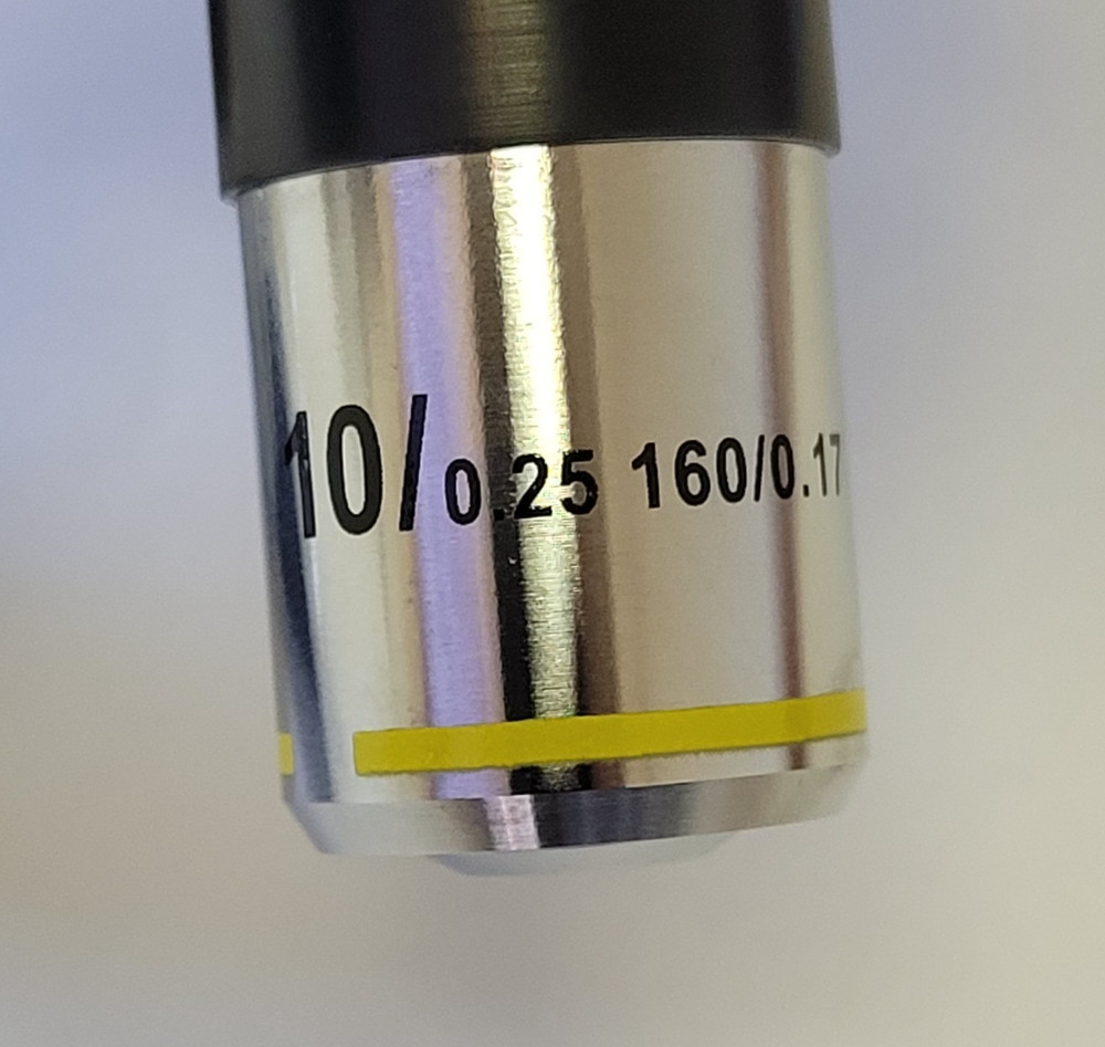 MONOCULAR MICROSCOPE WITH 3 OBJECTIVES 4X 10X 40X