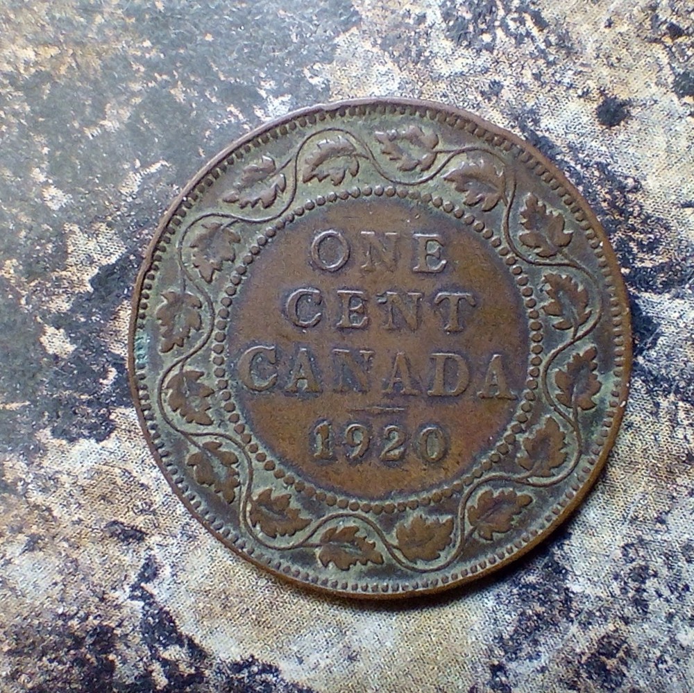 Two One Cent Canada 1882 and 1920