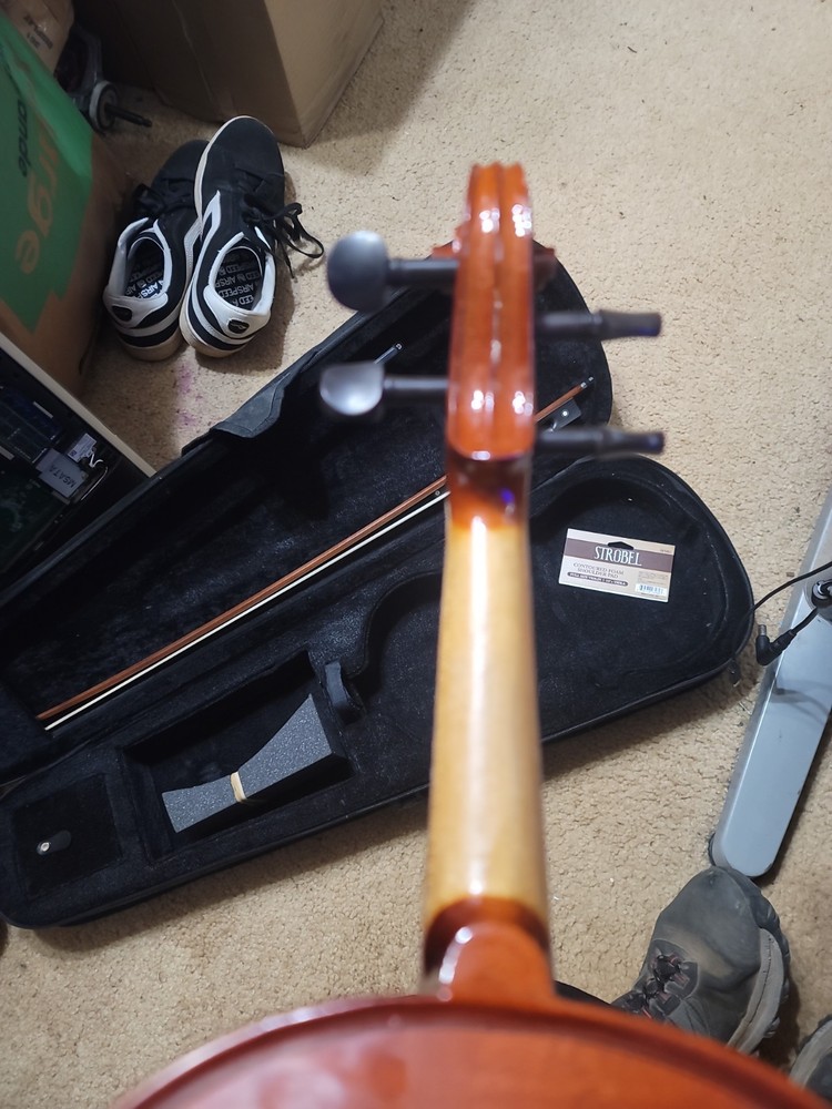 Full Size 4/4 Violin w/ Case Bow & Strings – Beginner Student Instrument