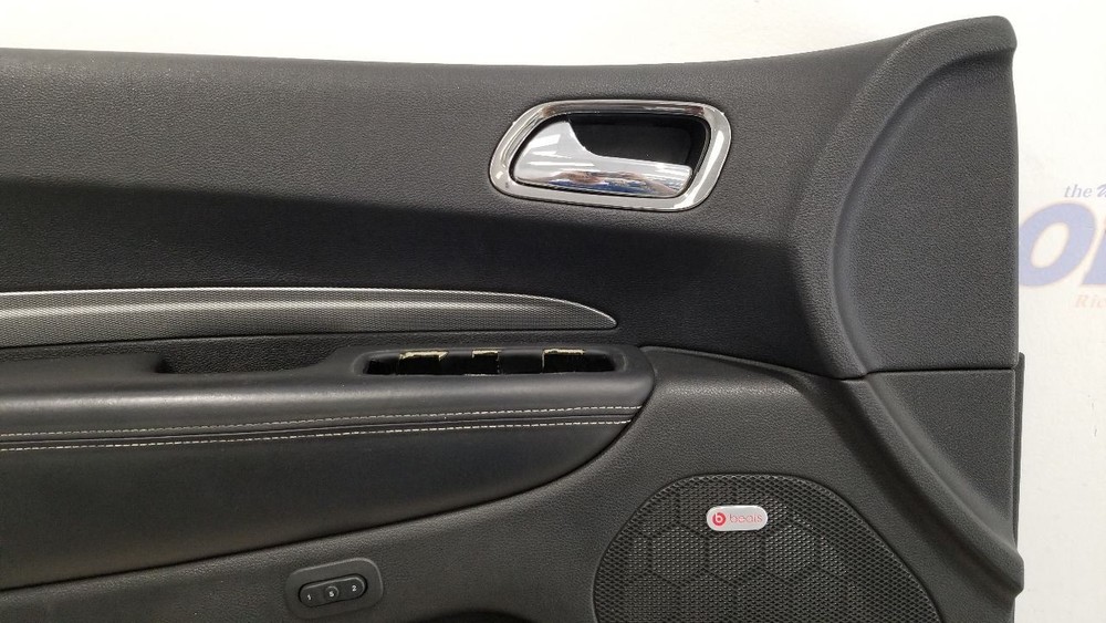 18 DODGE DURANGO SRT 392 INTERIOR DOOR TRIM PANEL FRONT LEFT DRIVER BLACK
