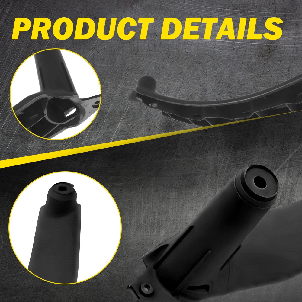3PCS Black Inner Door Handle Pull Cover For 2008-2013 BMW X5 X6 E70 E71 E72 NEW