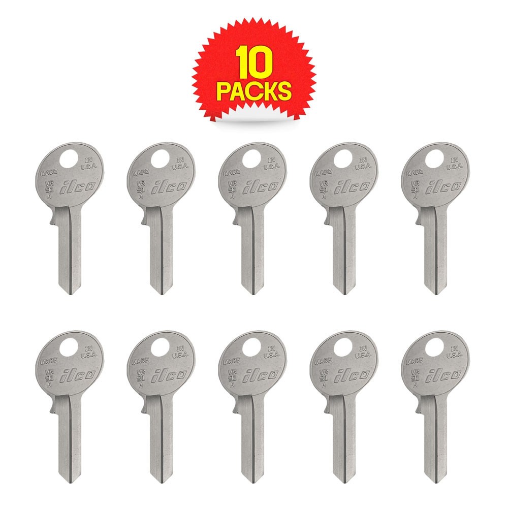 VR91A Key Blank Nickel