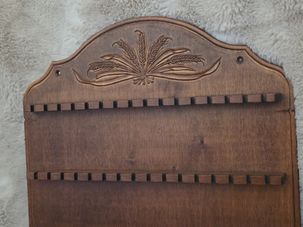 Vintage Spoon Collection Rack