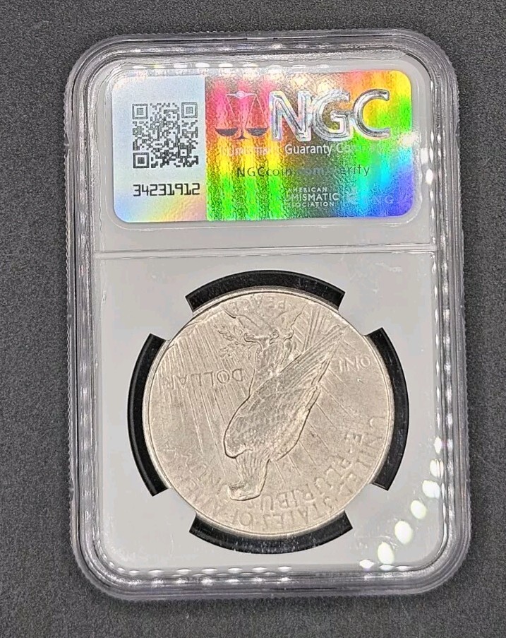 1935 Peace Dollar | NGC AU58