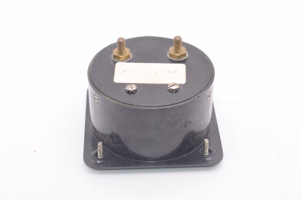 VINTAGE STEAMPUNK PANEL METER - FOXBORO 0-100% OUTPUT METER - POWER OUTPUT