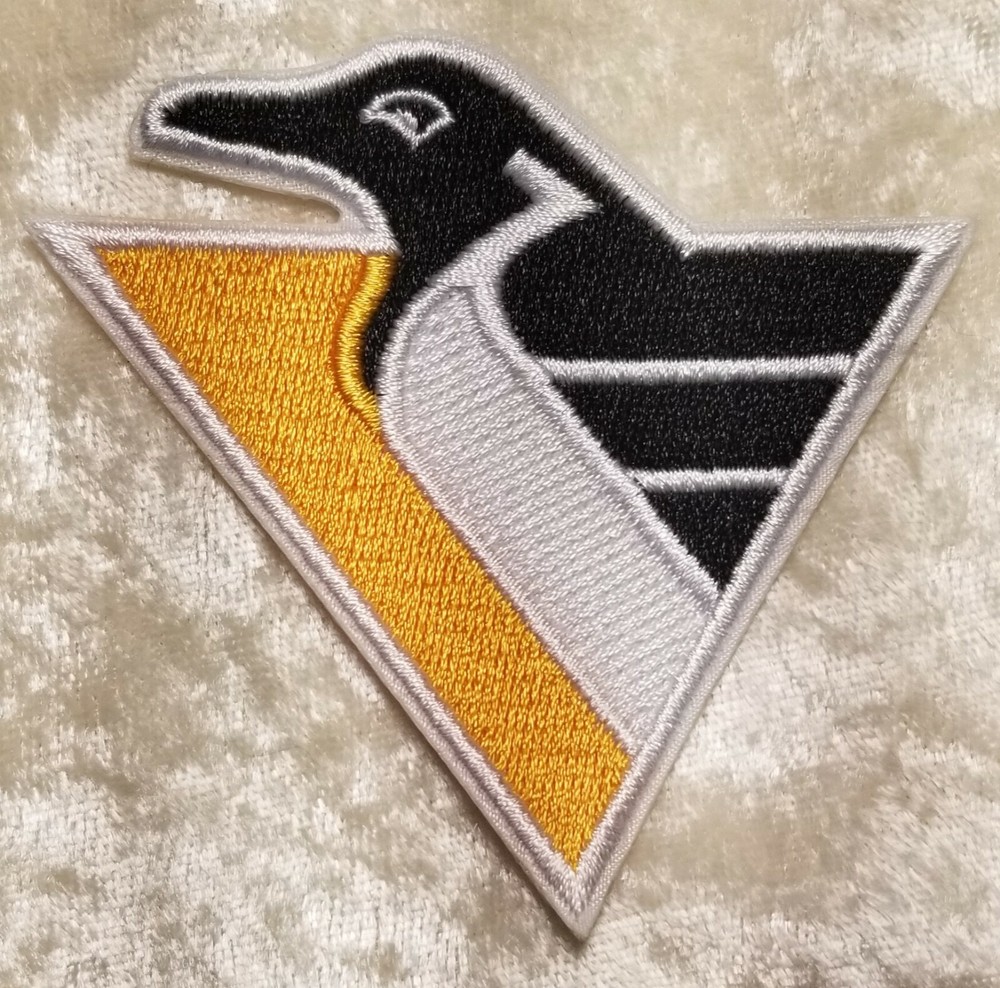 Pittsburgh Penguins 3" Iron On Embroidered Patch ~Free Tracking!