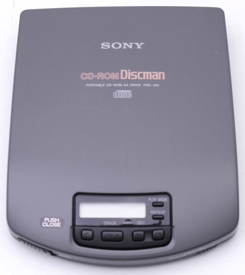 Sony CD-ROM XA Discman PRD-150 w/ Power Adapter