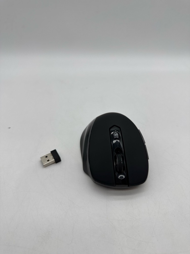 HOTWEEMS D-09 Wireless Ergonomic Computer Mouse 2400 DPI Black