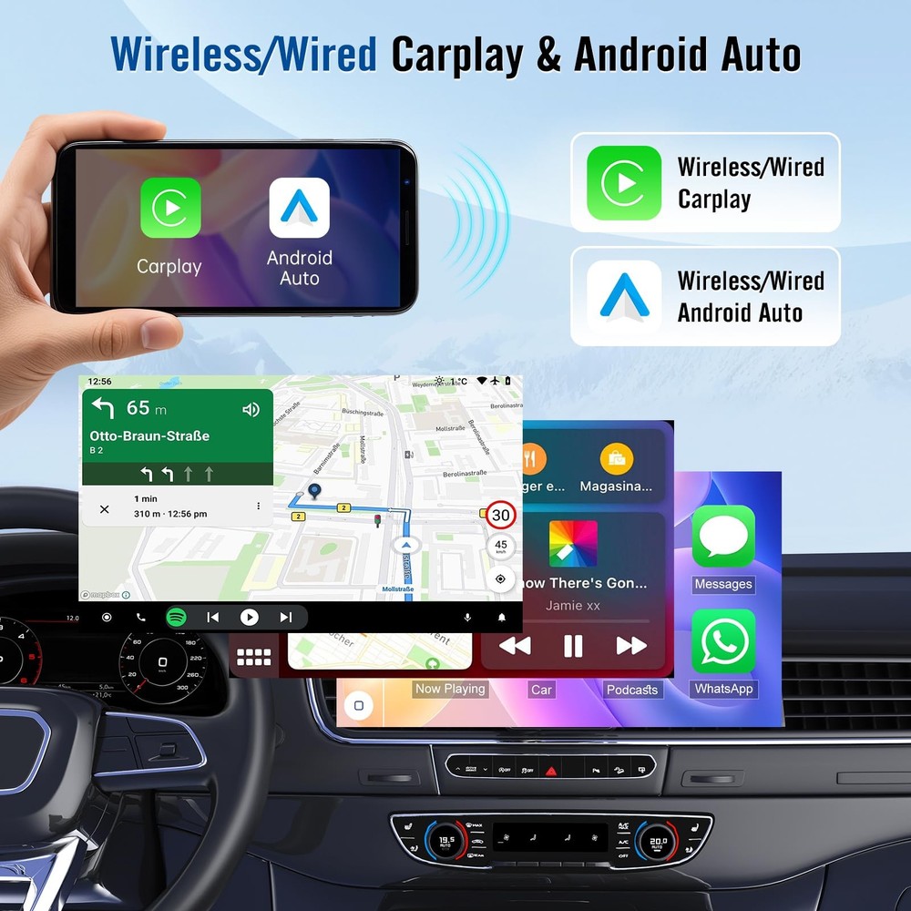 9inch Touchscreen for GLK Class X204 2012-2015 Carplay Android Auto Bluetooth