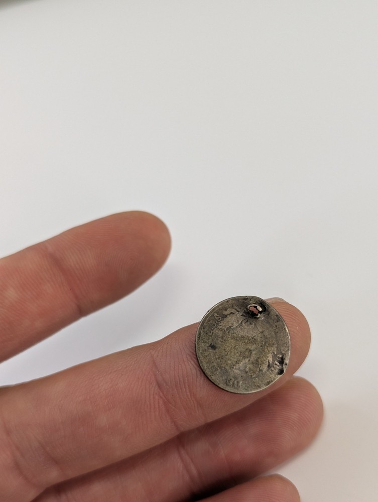 Chile Un Decimo Coin Silver 1887