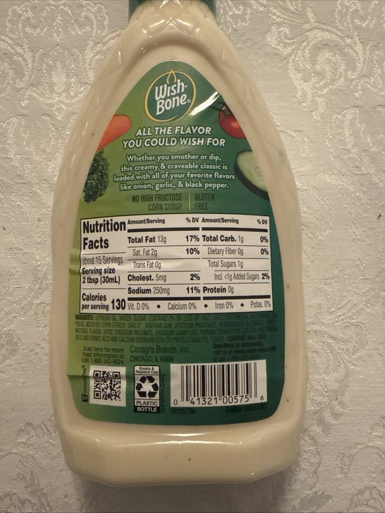 Wish-Bone Ranch Salad Dressing 15 FL OZ