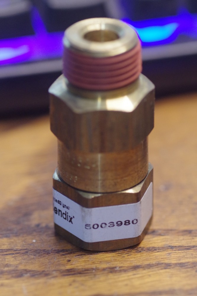 BENDIX 5003980 inline Brass check valve 1/2", NEW