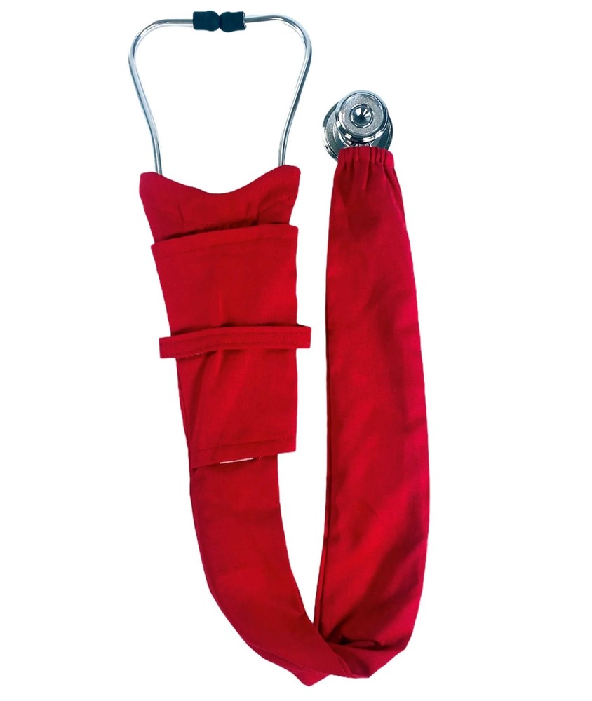Stethoscope Cover – Stylish and Durable - Solid Red