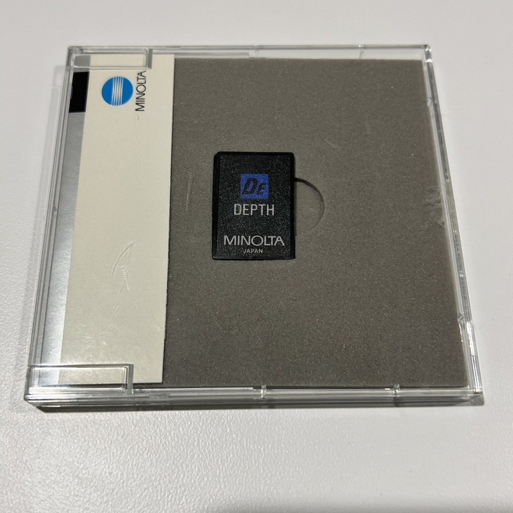 Minolta Automatic Depth Control Card - OVP + Case Original Box Manual EUC