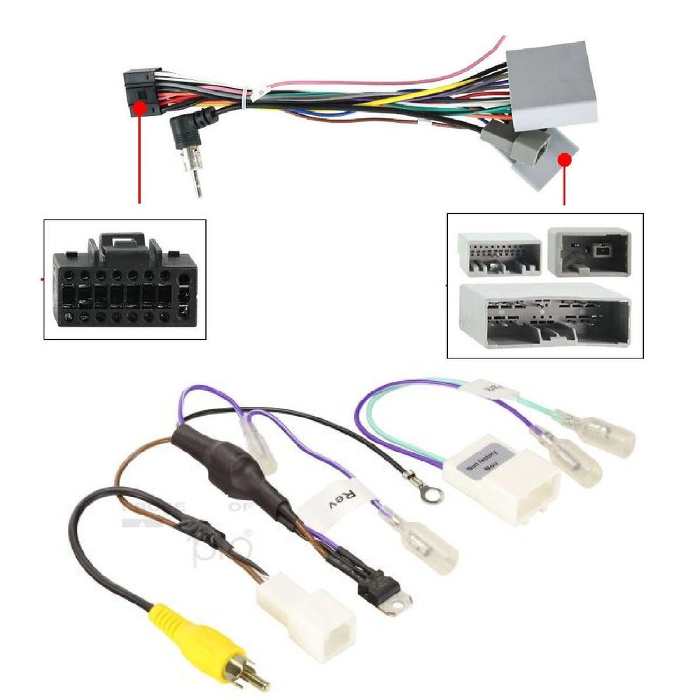 ANDROID HEAD UNIT CABLING POWER STEERING ANTENNA  FOR  SUBARU IMPREZA 1998-2007