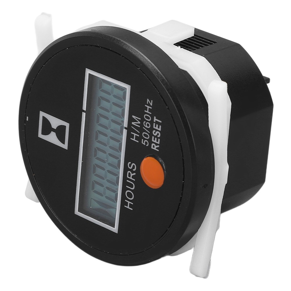 Digital Hour Meter Mechanical Hourmeter Wide Range With Reset Button 24‑240V