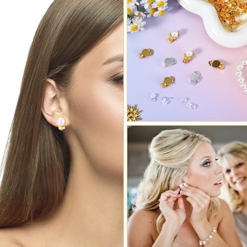 Clip-On Earring Backs for Jewelry Making