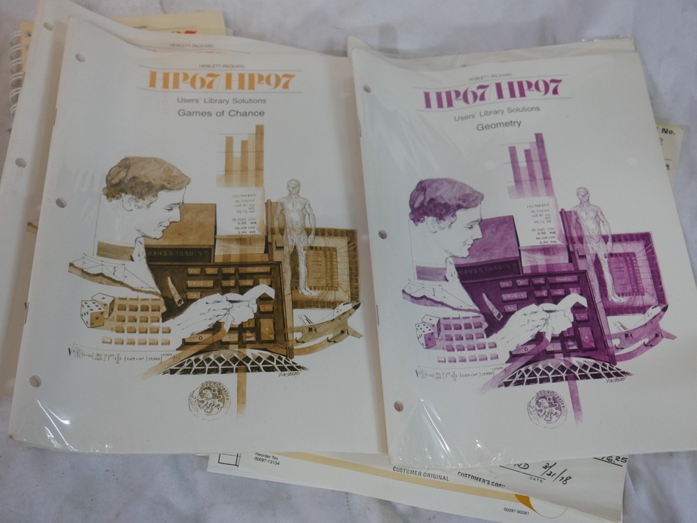 1978 Hewlett Packard HP 97 Programmable Calculator Complete with Manuals + Box!
