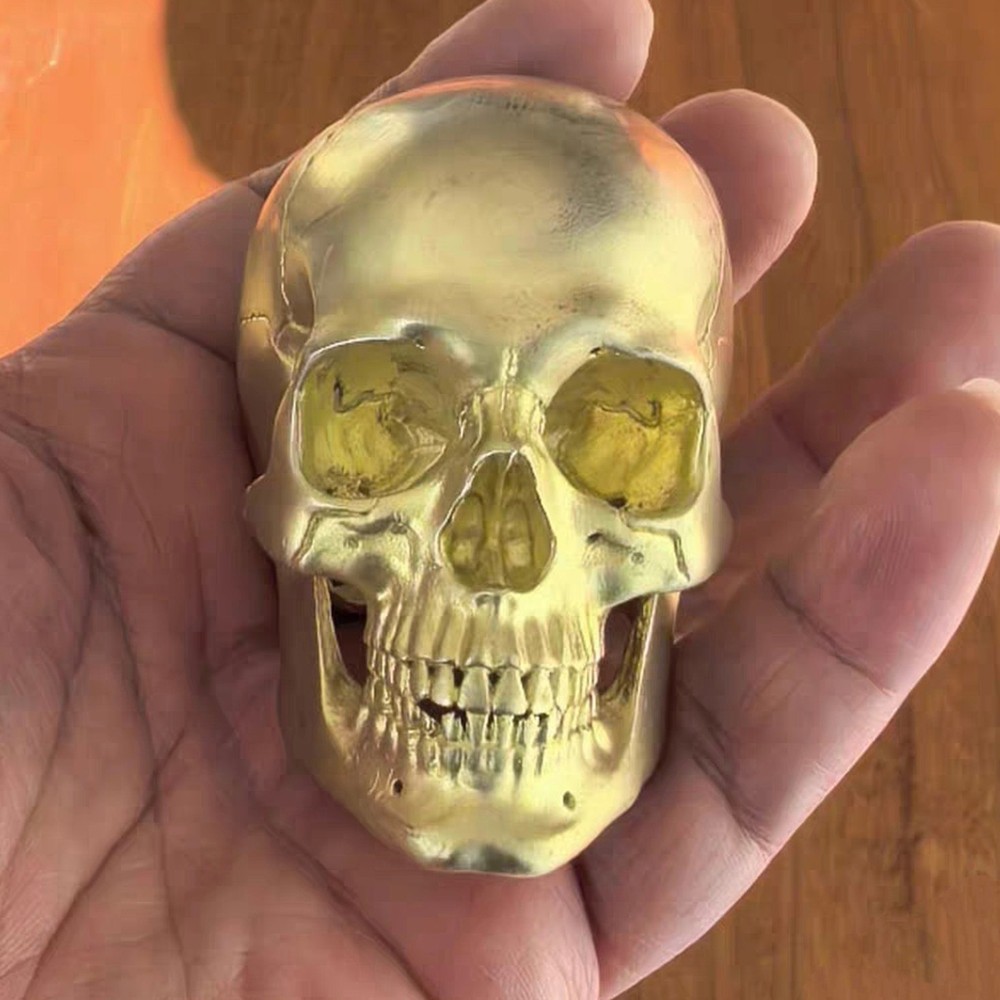 Brass copper head ornament Solid Artistic