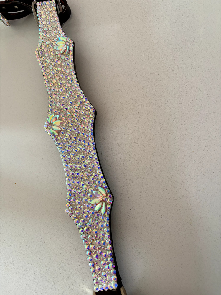 Handmade bedazzled breast collar