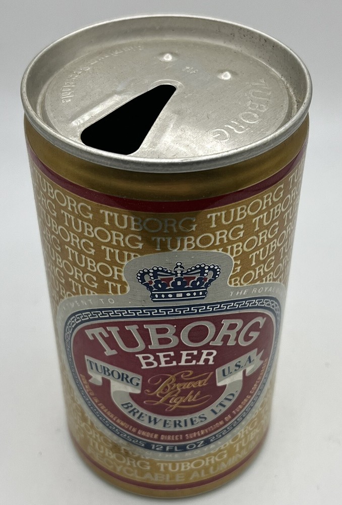 Tuborg Vintage Empty Beer Can 12oz Pull Tab