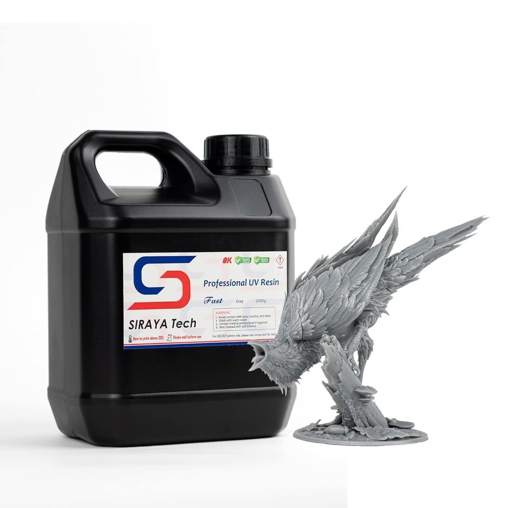 High Precision 3D Printer Resin, Low Shrinkage, Excellent Surface Finish, 2kg