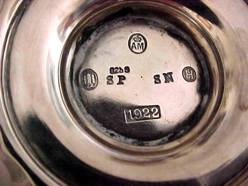 Anton Michelsen Sterling Silver Lidded Tea Caddy Bowl