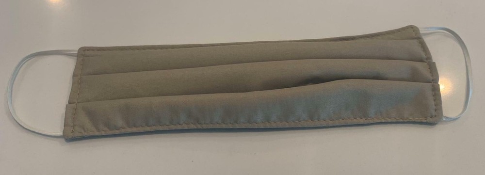 Fabric Reusable Reversible Face MASK Beige