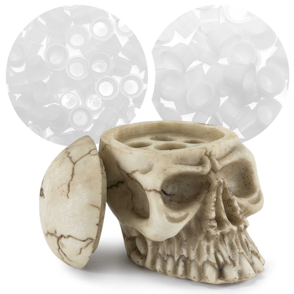 Complete Tattoo Kit - 2 Machine Skull Set