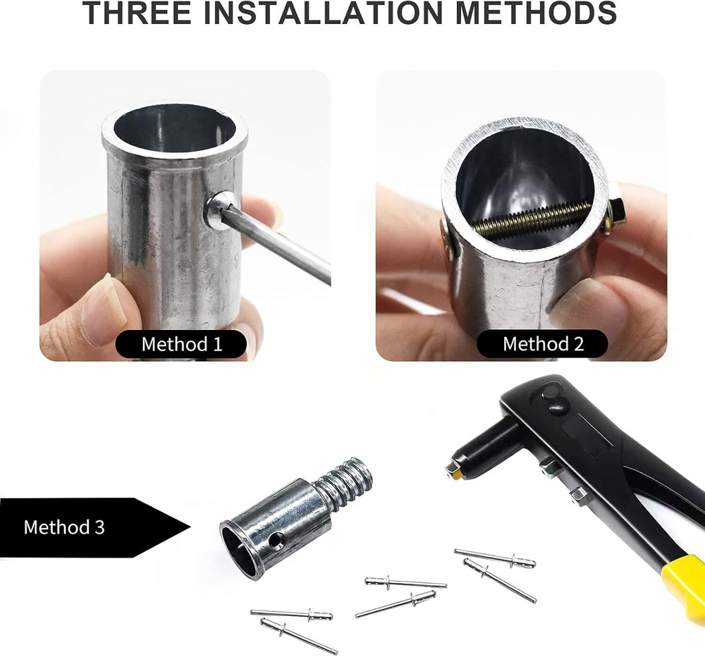 Thread Tip Replacement,Ultra Threaded Tip Repair Kit 1 Inch Extension Pole Adapt