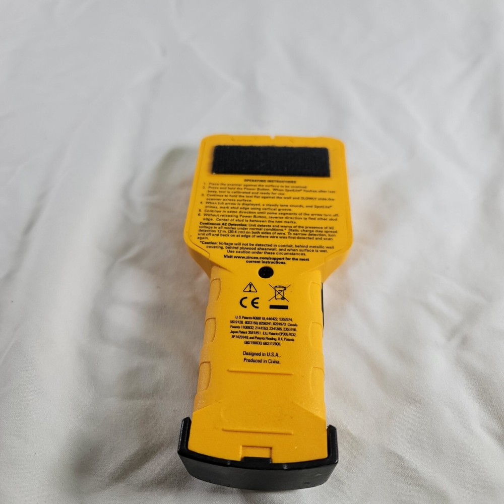 ZIRCON Electronic Deep Scan Stud Sensor PRO LCD Stud Scan With Wire Warning