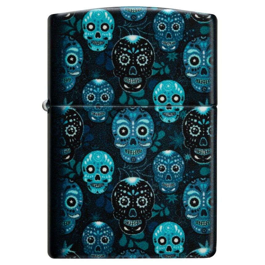 ZIPPO 46017 SUGAR SKULLS GLOW Lighter