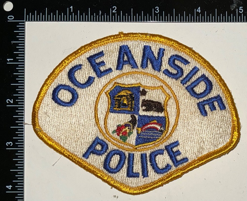 Oceanside California CA Police Patch